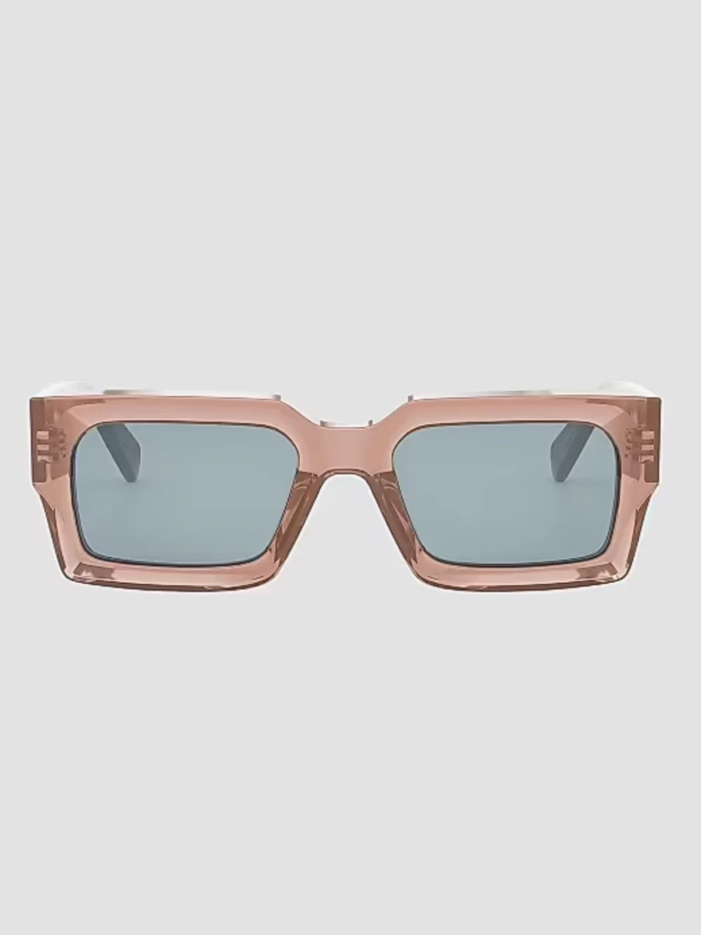 Celine Three Dots 54MM Rectangular Sunglasses in Translucent Rose | NWOT